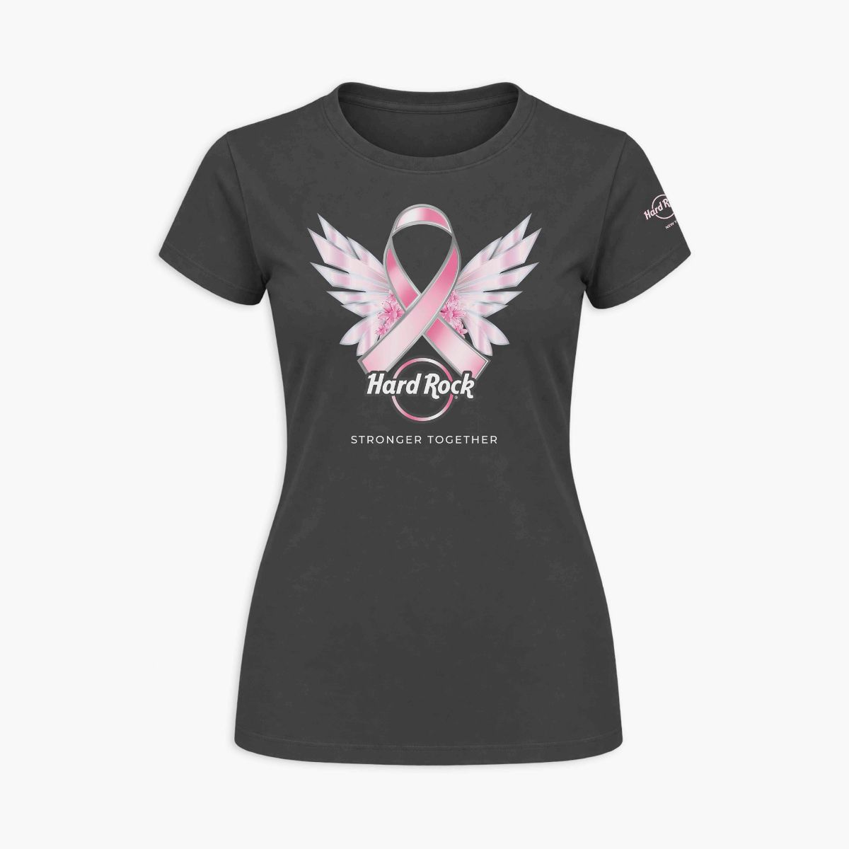 Pinktober 2026 Ladies Baby Doll Tee in Heavy Metal image number 1